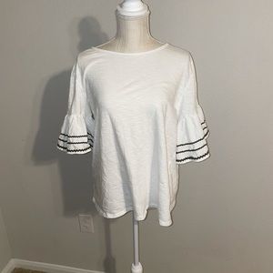Ann Taylor LOFT Flare Sleeve Top